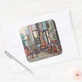 Broadway 2012 quadratischer aufkleber (Umschlag)