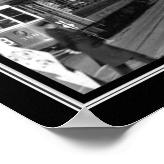 Broadway & 46th St NYC Print ca. 1937 Poster (Ecke)