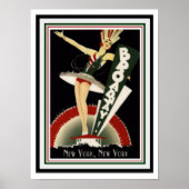 Broadway Art Deco Poster 12 x 16 (Vorne)