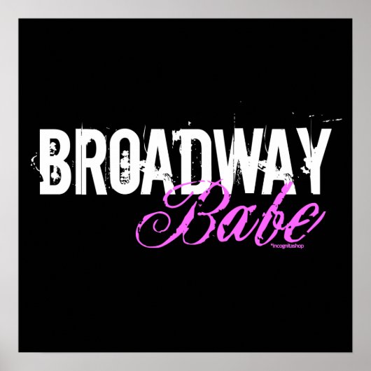 Broadway Babe Poster (Vorne)