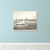 Broadway Bathing Ground, Ocean Grove, NJ Leinwanddruck (Insitu (Holzboden))