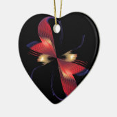 Broadway-Blume Keramikornament (Links)