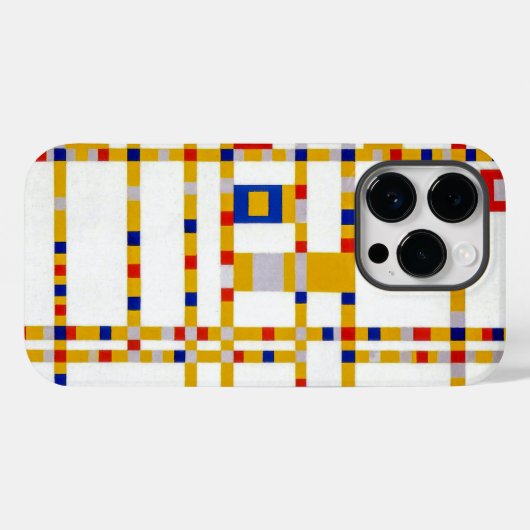 Broadway Boogie Woogie | Piet Mondrian | Case-Mate iPhone Hülle (Rückseite (Horizontal))