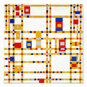 Broadway Boogie Woogie Piet Mondrian Fotodruck