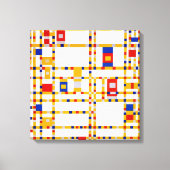 Broadway Boogie Woogie | Piet Mondrian | Leinwanddruck (Vorderseite)