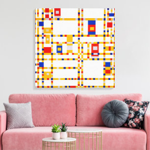 Broadway Boogie Woogie Piet Mondrian Leinwanddruck