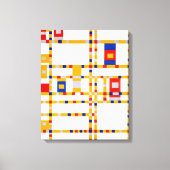 Broadway Boogie Woogie | Piet Mondrian | Leinwanddruck (Vorderseite)
