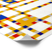Broadway Boogie Woogie | Piet Mondrian | Poster (Ecke)