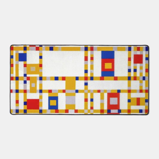 Broadway Boogie Woogie | Piet Mondrian | Schreibtischunterlage (Vorderseite)