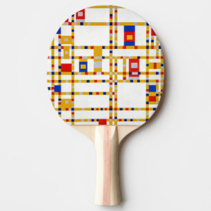 Broadway Boogie Woogie Piet Mondrian Tischtennis Schläger
