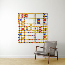 Broadway Boogie Woogie | Piet Mondrian | Wandteppich