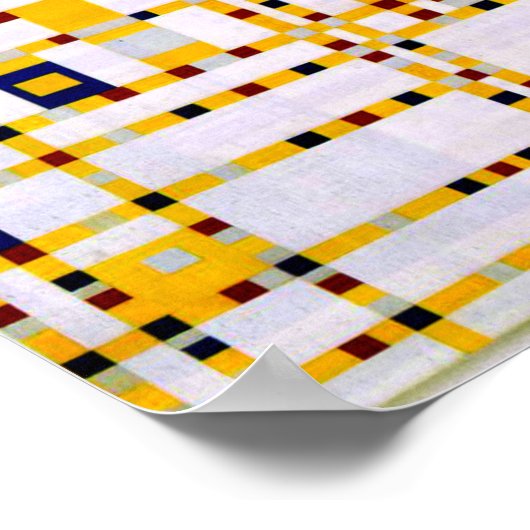 Broadway Boogie Woogie Poster (Ecke)