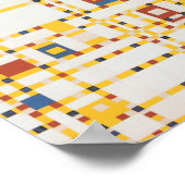 Broadway Boogie Woogie Poster (Ecke)