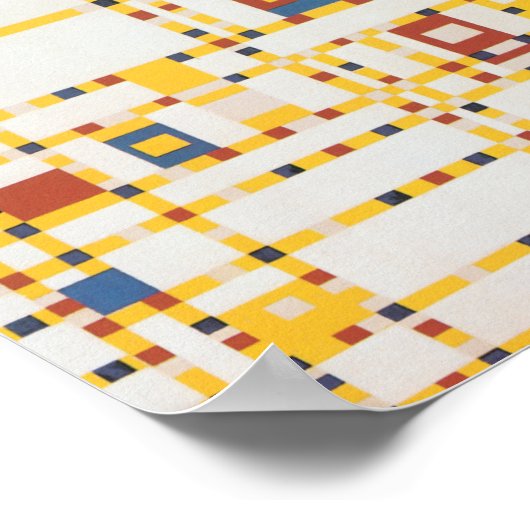 Broadway Boogie Woogie Poster (Ecke)