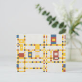 Broadway Boogie Woogie Postkarte (Stehend Vorderseite)