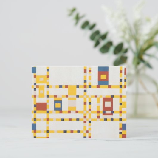 Broadway Boogie Woogie Postkarte (Stehend Vorderseite)