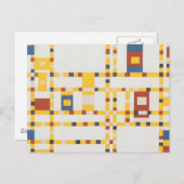 Broadway Boogie Woogie Postkarte (Vorne/Hinten)