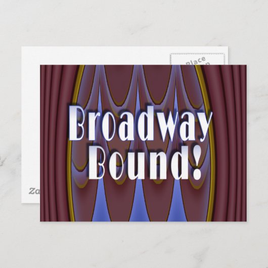 Broadway Bound! Postkarte (Vorne/Hinten)