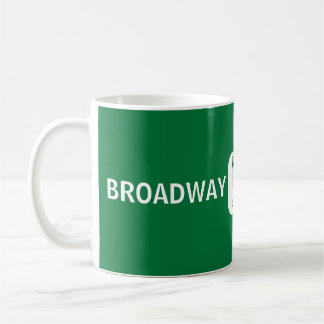 BROADWAY, Coffee Cup New York Manhattan Street Kaffeetasse