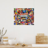 Broadway Collage Poster (Küche)