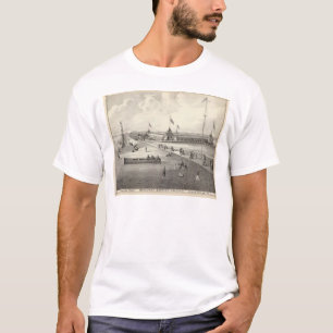Broadway, das Boden, Ozean-Waldung, NJ badet T-Shirt