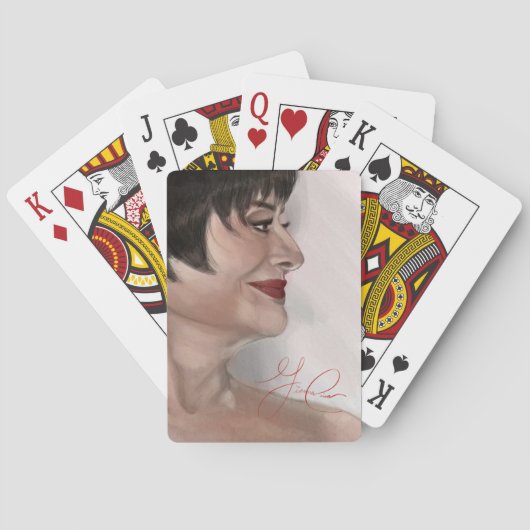 Broadway Deva Fan Art Kollektion Spielkarten (Rückseite)