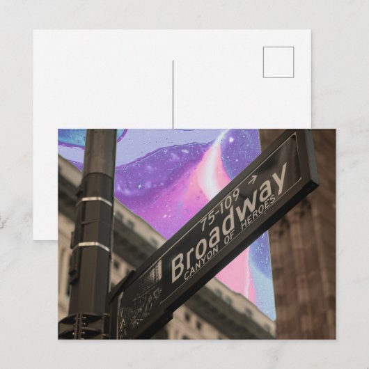 Broadway Dreams Postkarte (Vorne/Hinten)