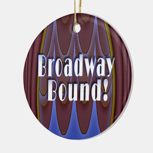 Broadway-Grenze! Keramik Ornament (Links)