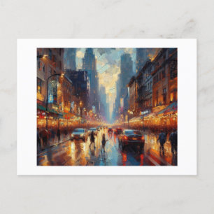 Broadway in the Rain, Postkarte