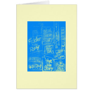 Broadway ~ Karte / Einladungen