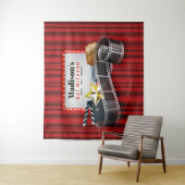 BROADWAY MARQUEE Bat Mitzvah Foto Stand Hintergrun Wandteppich (Beispiel)