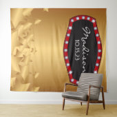 BROADWAY MARQUEE Foto-Op Hintergrund Wandteppich (Beispiel (Horizontal))