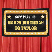 Broadway Marquee mit benutzerdefiniertem Text Banner