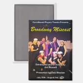 Broadway Miscast Poster Magnet (Vorderseite/Rückseite)