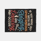 Broadway Musical Theater Nerd Theatre Geek Drama L Fleecedecke (Vorderseite (Horizontal))