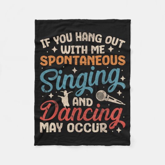 Broadway Musical Theater Nerd Theatre Geek Drama L Fleecedecke (Vorderseite)