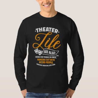 Broadway Musical Theater Schauspieler Schauspieler T-Shirt