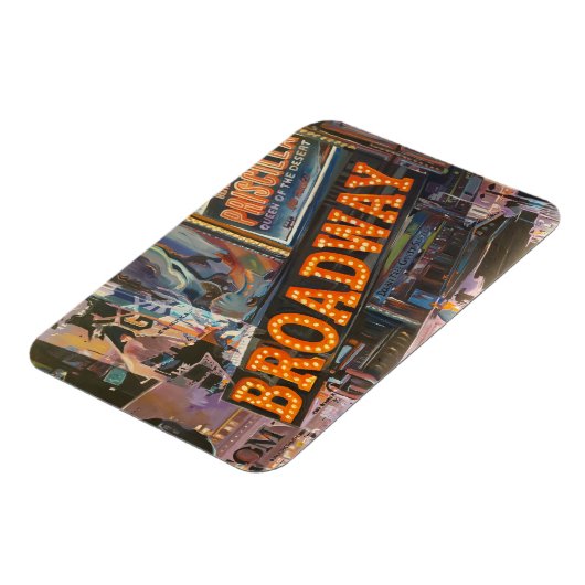 Broadway Neon Lights Magnet (Linke Seite)