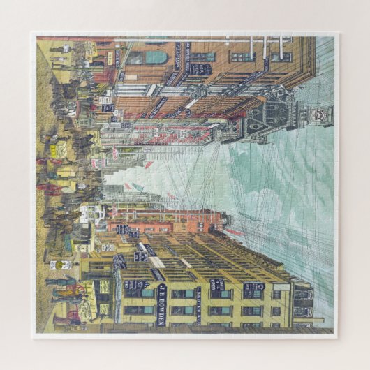 Broadway New York City ca. 1885 Puzzle (Horizontal)