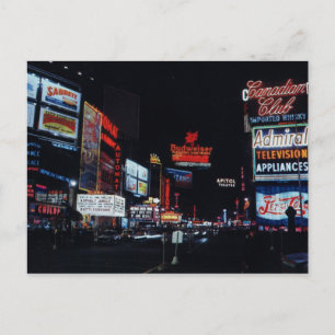 Broadway, New York City Vintag Postkarte
