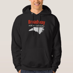 Broadway North Carolina Usa Staat Amerika Reisen Hoodie