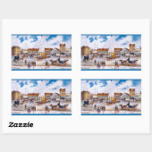 Broadway NYC 1810 Rectangle Stickers (Blatt)