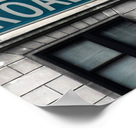 Broadway Poster (Ecke)