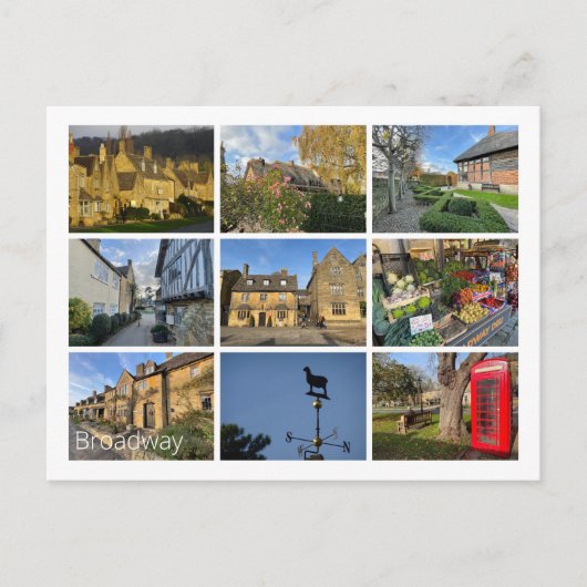 Broadway Postkarte (Vorderseite)