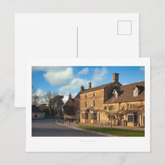 Broadway Postkarte (Vorne/Hinten)