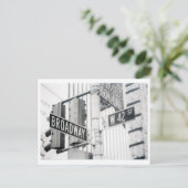 Broadway-Postkarten Postkarte (Stehend Vorderseite)