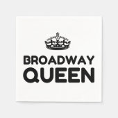 BROADWAY QUEEN SERVIETTE (Vorderseite)