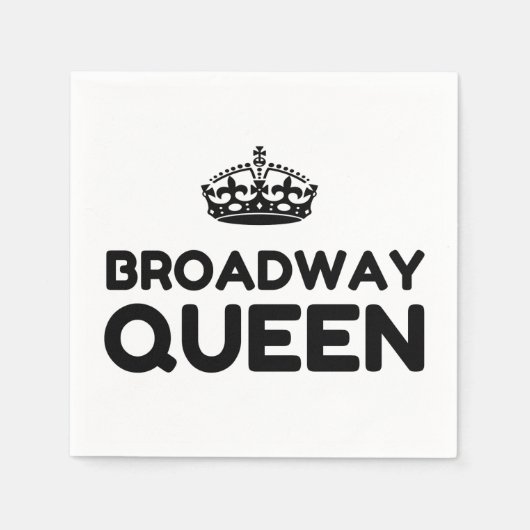 BROADWAY QUEEN SERVIETTE (Vorderseite)