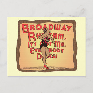 Broadway Rhythm Postkarte