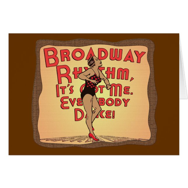 Broadway-Rhythmus (Vorderseite (Horizontal))